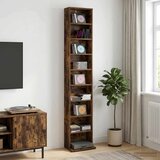 Cd ormar Dimljeni hrast 33 x 23,5 x 175 cm Konstruirano drvo | shoptok.hr