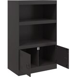  Komoda crna 67 x 39 x 107 cm čelična | shoptok.hr