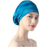 INF Luksuzna svilena spalna kapa za lase, 100% murvina svila za nadzor nad krepi Blue, (21685954) | Shoptok.si