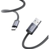 TRANYOO T-S20C Kabl USB-A na USB-C, 1m (ojačani), Crni | ePonuda.com