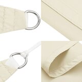 vidaXL Senčno jadro oksford blago trikotno 4,5x4,5x4,5 m krem, (20609242) | Shoptok.si