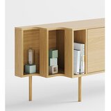 Woodman Komoda v hrastovem dekorju v naravni barvi 189x65x44 cm Shift – | Shoptok.si