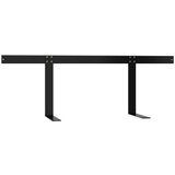  Naslon za sofu od paleta crni 110 cm željezni | shoptok.hr