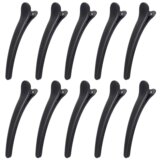 INF Profesionalne frizerske sponke za lase, črne plastike z enim rogljem Black 7,8 cm 2, (21538019) Cene