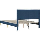  Okvir za krevet s uzglavljem Plava 140 x 190 cm tkanina - Plava 140 x 190 cm | shoptok.hr