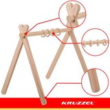 Kruzzel drveni stalak za igru za bebe 64 x 43 x 52 cm | shoptok.hr