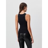 LeGer by Lena Gercke Top z naramnicami 'Philippa' črna / bela | Shoptok.si