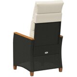 Ležaljka u vrtu Crna i Krema 64 x 57 5 x 112 cm poliratan - Crna i krem 1 | shoptok.hr