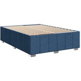 vidaXL Krevet s oprugama i madracem plavi 140x200 cm od tkanine | shoptok.hr