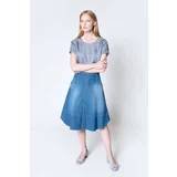 Deni Cler Milano Woman's Skirt W-Ds-7171-0M-K1-56-1