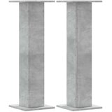  Stalci za biljke 2 kom siva boja betona 30 x 30 x 95 cm drveni | Eponuda.com