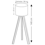 Opviq Podna lampa AYD-1573, Crvena | Eponuda.ba