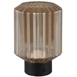 Tri O Crna/bež LED stolna lampa s mogućnosti zatamnjivanja sa staklenim sjenilom (visina 19,5 cm) Lord – | shoptok.hr
