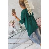 Kesi Sweatshirt with a print of wings green | shoptok.hr