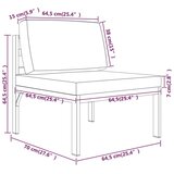  4-dijelna vrtna garnitura s jastucima aluminijska antracit | shoptok.hr