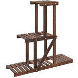  Stalak za cvijeće 81 x 25 x 75,5 cm od masivne jelovine | shoptok.hr