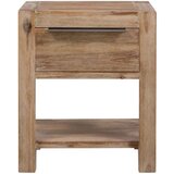  Noćni ormarići s ladicama 2 kom 40x30x48cm masivno drvo bagrema | shoptok.hr