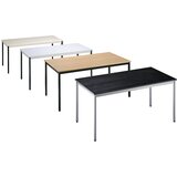eurokraft basic večnamenska miza, pravokotne oblike, vxšxg 740 x 700 x 600 mm, plošča beige, ogrodje rjavo Cene