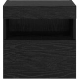 TV zidni ormari S LED lampica 2 pcs Crni hrast 40 x 30 x 40 cm | shoptok.hr