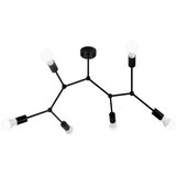 Toolight classic black stropna svjetilka metal loft APP737-6C crna | shoptok.hr