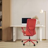 MID.YOU Pisarniški Stol Vervio, Rdeča | Shoptok.si