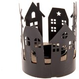 Dakls Metalni svijećnjak s božićnim motivom Houses – | shoptok.hr