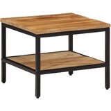 vidaXL Klubska mizica 45x45x35 cm trden robusten mangov les | Shoptok.si