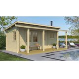 Male kuće Sauna kućica MODERNI PIHASAUNA 26 620 × 280 cm – bez završnog krovnog pokrova Cijene