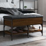 vidaXL klupa za cipele boja hrasta 82x42x45 cm od konstruiranog drva | shoptok.hr