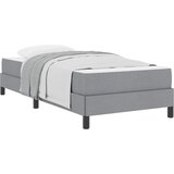  s opruga kutije Svijetlo siva 90 x 200 cm tkanina | shoptok.hr
