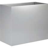  Vrtna saksija Srebrna 60 x 30 x 50 cm Pocinčani čelik | shoptok.hr