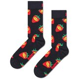 Happy Socks nogavice strawberry fresh sock mornarsko modra barva, P001506