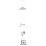  Hranilica za ptice plastika/metal 1300 ml/53 cm Silver | Eponuda.com