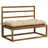  Jastučići za klupe VIANEN 2 kom. 100% poliester Krem - Krem 100 x 60 x 12 cm | shoptok.hr