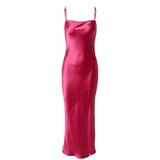 Gina Tricot Večerna obleka 'Nova' fuksija | Shoptok.si