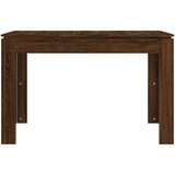  Blagovaonski stol boja smeđeg hrasta 120 x 60 x 76 cm drveni | shoptok.hr