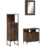  3-dijelni set kupaonskog namještaja boja hrasta drveni | shoptok.hr