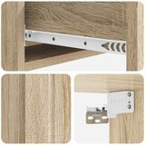 Stolna montirana na zid Hrast sonoma 87,5 x 34,5 x 17 cm | shoptok.hr