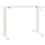Podesivi Okvir za stoječo mizo z ročno nastavljivo višino z ročico bel