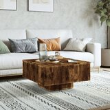  Stolić za kavu boja hrasta 60 x 60 x 31,5 cm konstruirano drvo | shoptok.hr