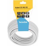 Technisat HD-20 CE koaksialni antenski kabel 20m, (5000283045) | Shoptok.si