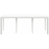  Stol za vrt Bijelo 200 x 100 x 73 cm poliratan | shoptok.hr