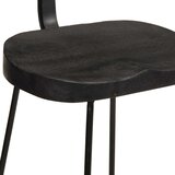  Barski stolci 2 kom crni 49x43x88 cm masivnog drva manga | Eponuda.ba