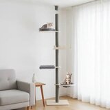 SUPERHOME Maca Toranj grebalica i penjalica za mačke do plafona 271cm Siva | Eponuda.com