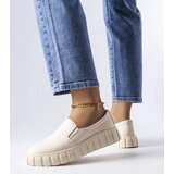 Gemre Beige slip-on shoes Igreja | Shoptok.si