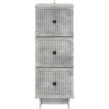  Ormar s ladicama Betonska siva 33 x 34,5 x 90 cm | shoptok.hr