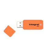 Integral NEON 8GB USB 2.0 spominski ključek - oranžen, (633069) | Shoptok.si