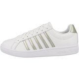 K-Swiss Niske tenisice 'Court Tiebreak' srebro / bijela | shoptok.hr