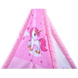  Indijanski šator Teepee s jednorogom - roza | shoptok.hr