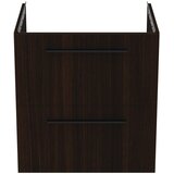 Ideal Standard Tamno smeđi zidni ormarić za ispod umivaonika u dekoru hrasta 60x63 cm i.Life B – | shoptok.hr